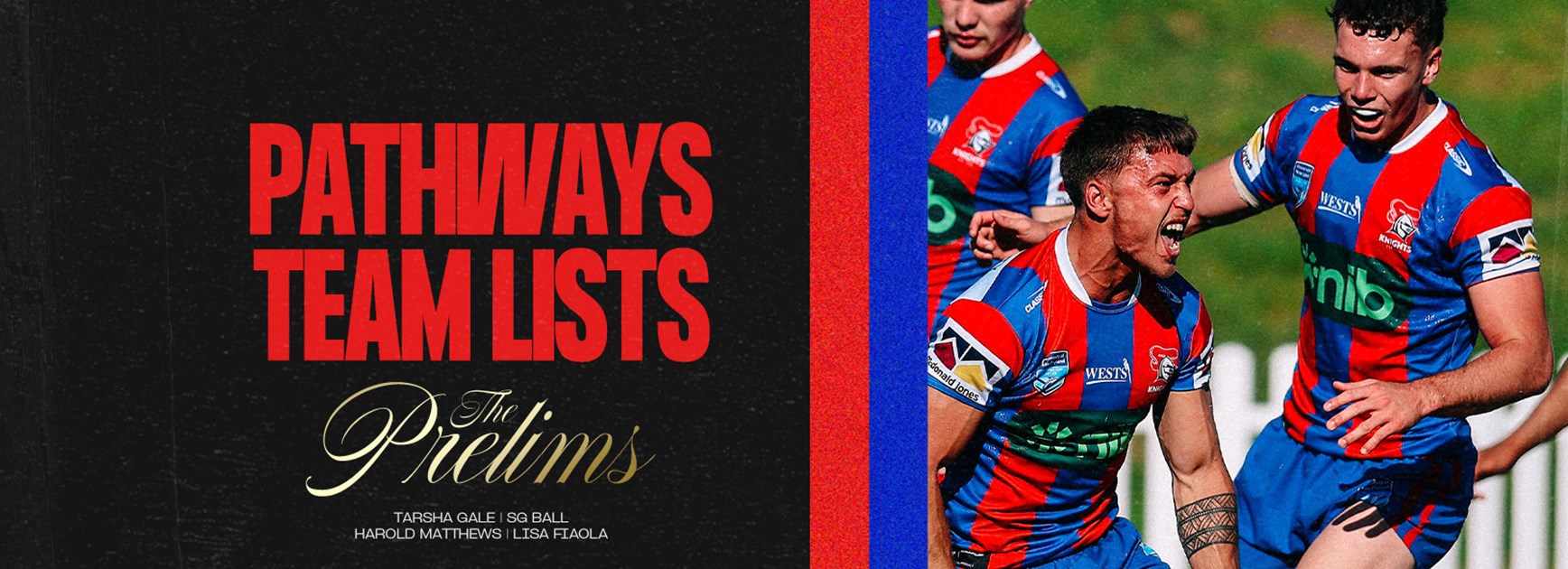 Pathways Team Lists | Preliminary Finals