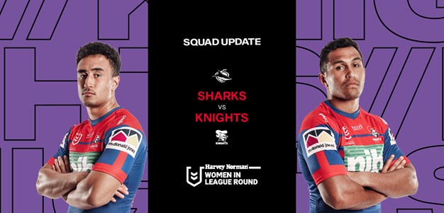 Squad Update: Two players cut for Sharks clash