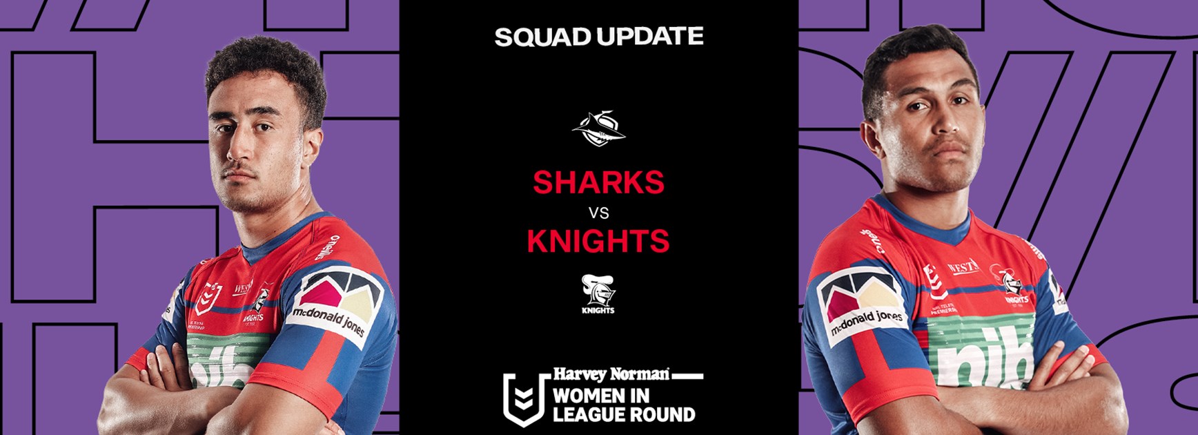 Squad Update: Two players cut for Sharks clash