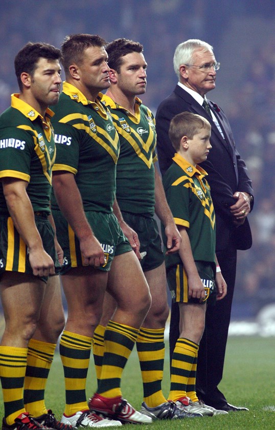 Danny Buderus captained Australia during the 2004 Tri-Nations.