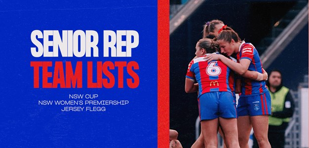 Senior Rep Team Lists | Round 21 & Round 7