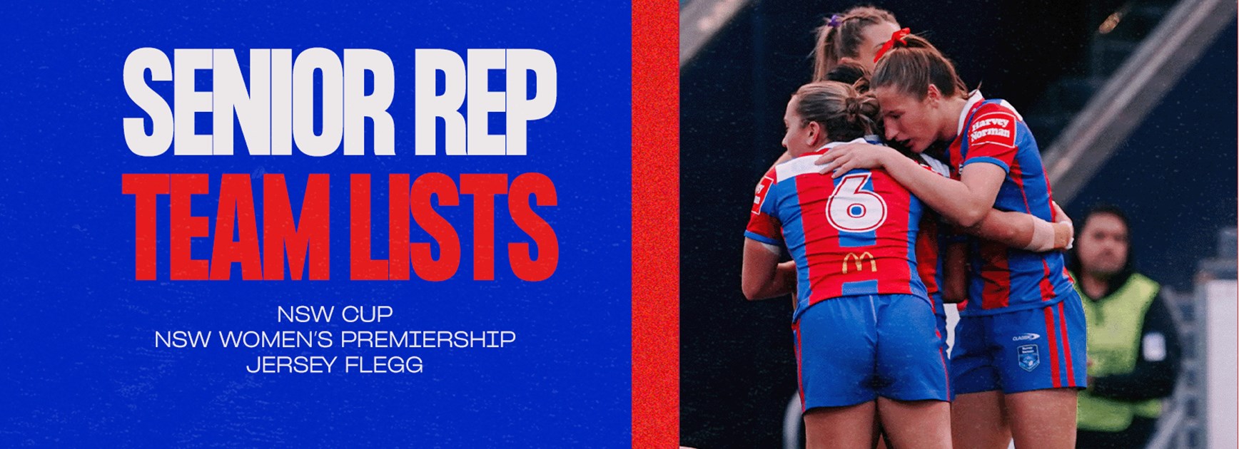 Senior Rep Team Lists | Round 21 & Round 7