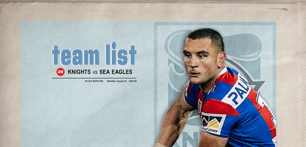 NRL Team List | Round 25
