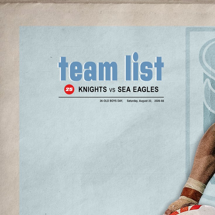 NRL Team List | Round 25