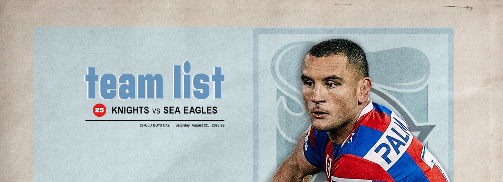 NRL Team List | Round 25
