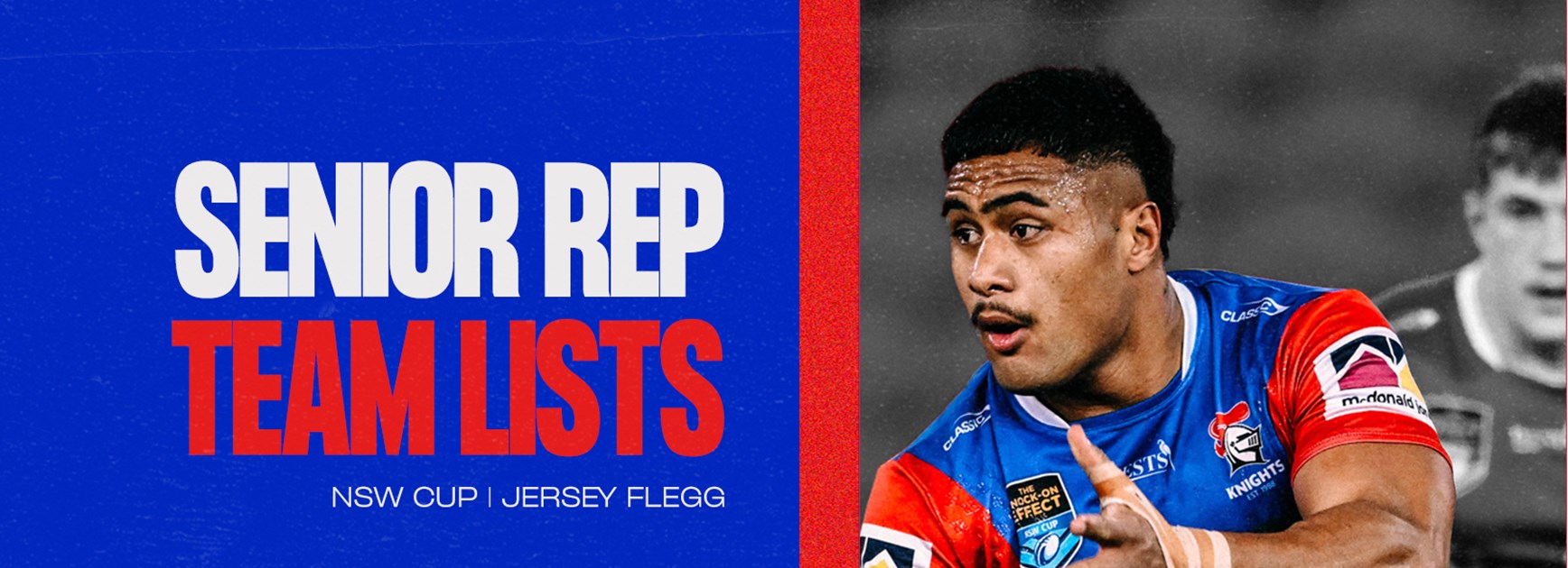 Senior Rep team lists | Round 2