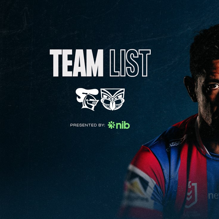 NRL Team List | Round 26