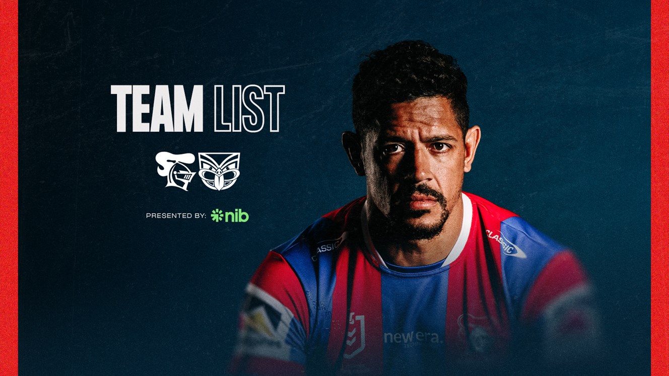 NRL Team List | Round 26