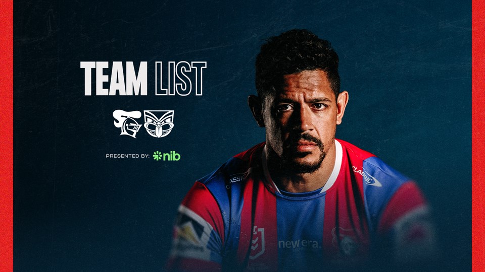 NRL Team List | Round 26