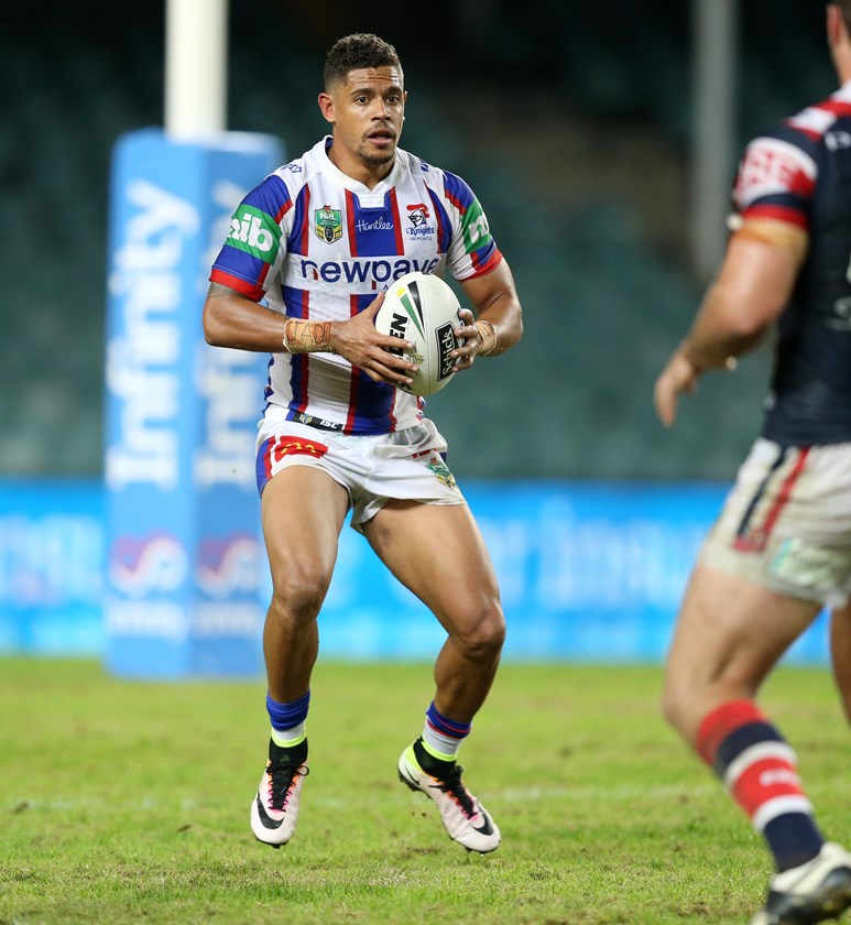 Dane Gagai was one of the Knights best during difficult times in his first stint at the club.