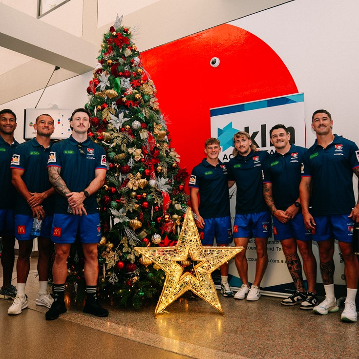Knights spread Christmas cheer at John Hunter Children's Hospital