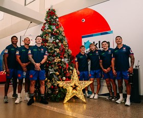 Knights spread Christmas cheer at John Hunter Children's Hospital
