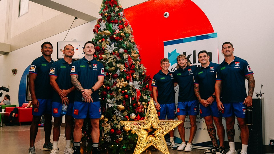 Knights spread Christmas cheer at John Hunter Children's Hospital