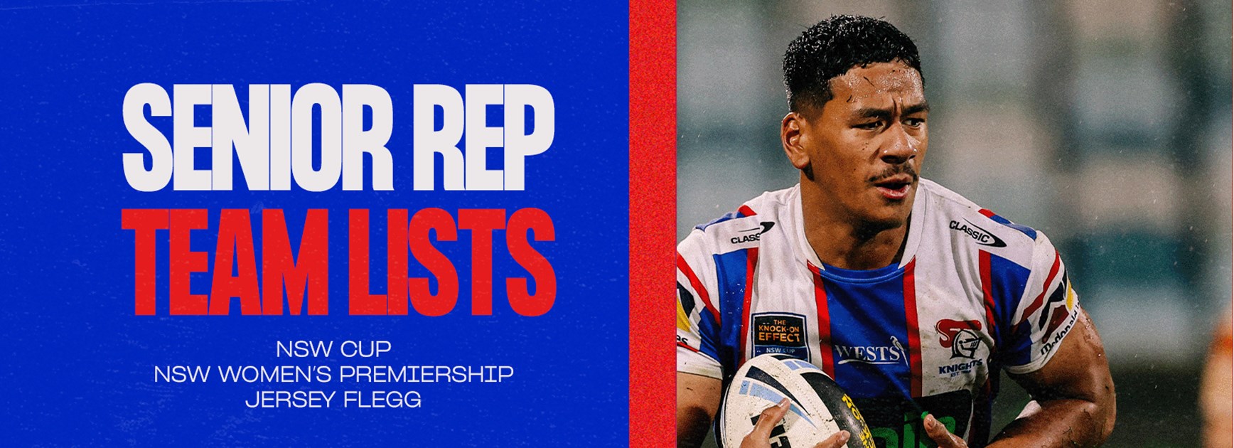 Senior Rep Team Lists | Round 26 & Round 11