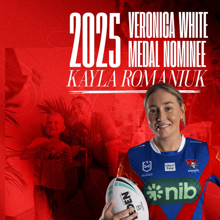 Vote Now! Kayla Romaniuk nominated for Veronica White Medal