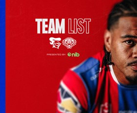 NRL Team List | Round 6 vs Tigers