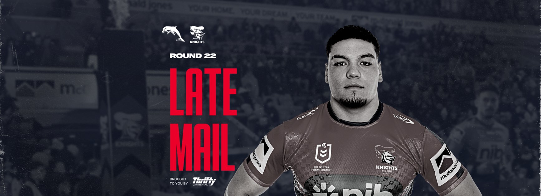 Late Mail: Team locked in for Dolphins clash