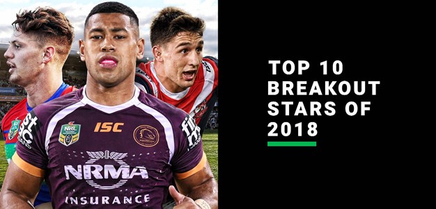 NRL's top 10 breakout stars of 2018