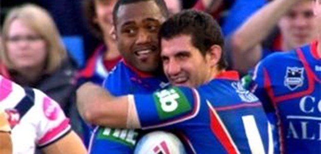 Knights v Roosters Rd16 2011