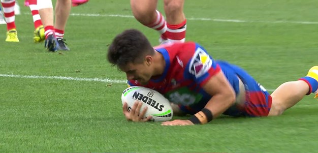 Pearce puts Tuala in for another Newcastle try