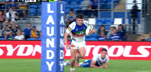 Watson busts through and Best ends up with a try