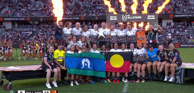 Indigenous Women lift the trophy for 2022