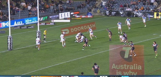 Watch the dramatic last few seconds Wests Tigers v Knights