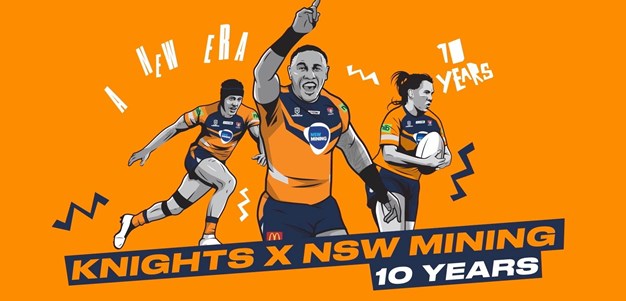 Newcastle Knights x NSW Mining: 10 Years Together