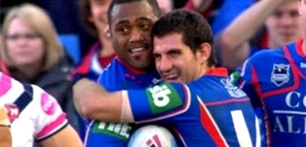 Knights v Roosters Rd16 2011