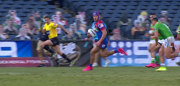 Watch: Sizzling Ponga carves through the middle
