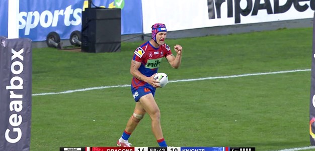 Ponga finishes a rapid Knights move