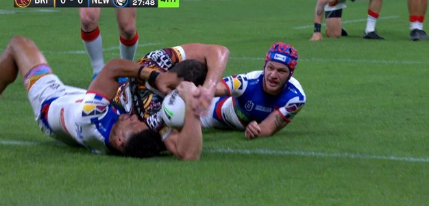 Gagai comes up with a great try saver