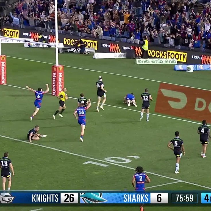 Lucas seals it with his first try in the NRL