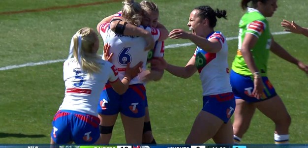 Roche scores her first NRLW try