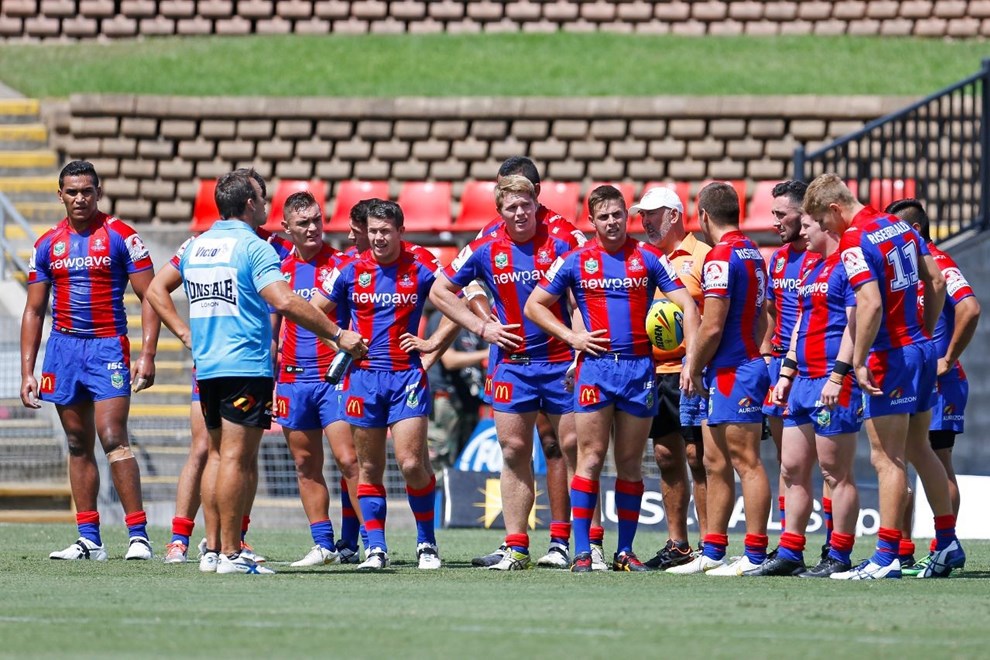 The Newcastle Knights return to Hunter Stadium for a triple header against the Wests Tigers on Sunday. 