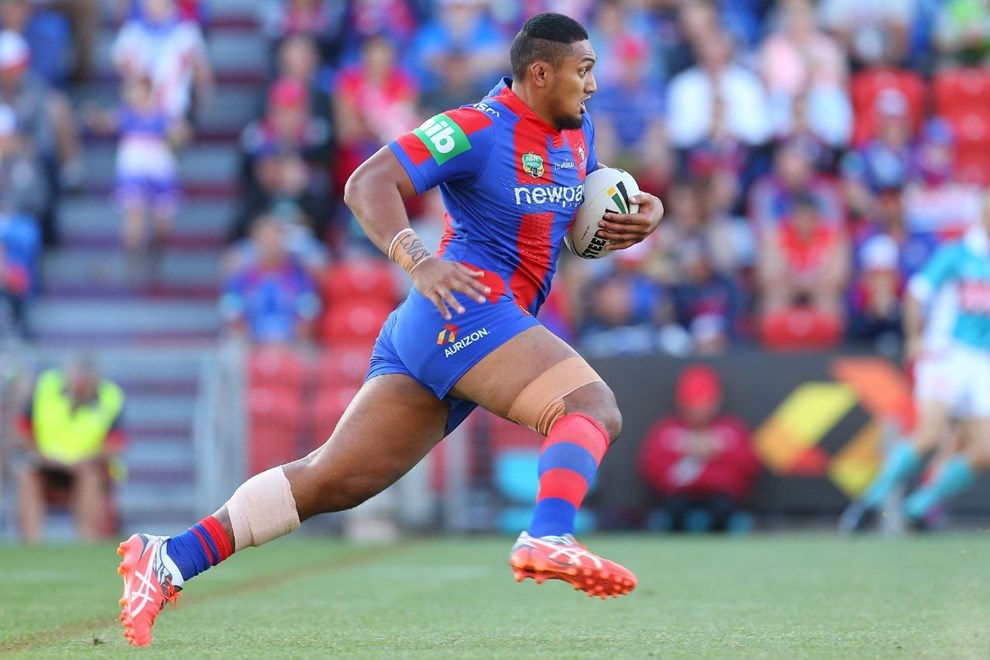 Paulie Paulie Competition - NRL Premiership Round - Round 03 Teams - Newcastle Knights V Canberra Raiders - 19th of March 2016 Venue - Hunter Stadium, Broadmeadow, Newcastle NSW Photographer - Paul Barkley