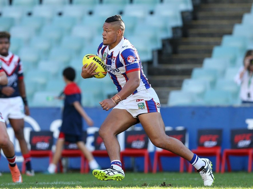 Competition - NYC Holden Cup Premiership Teams - Sydney Roosters v Newcastle Knights.Date â 30th or April 2016.Venue â Allianz Satdium, Sydney NSW.Photographer â Grant Trouville.Description -