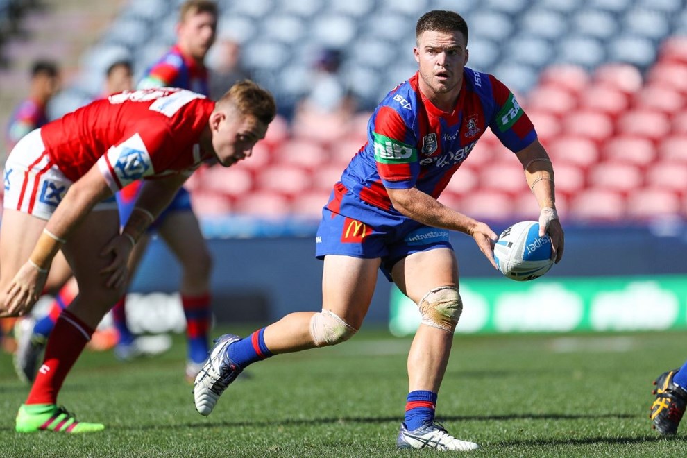 Competition - Intrust Super Premiership. Round - Round 10. Teams - Newcastle Knights v Illawarra Cutters. Date - 15th of May 2016. Venue - Hunter Stadium, Broadmeadow NSW. Photographer - Paul Barkley.