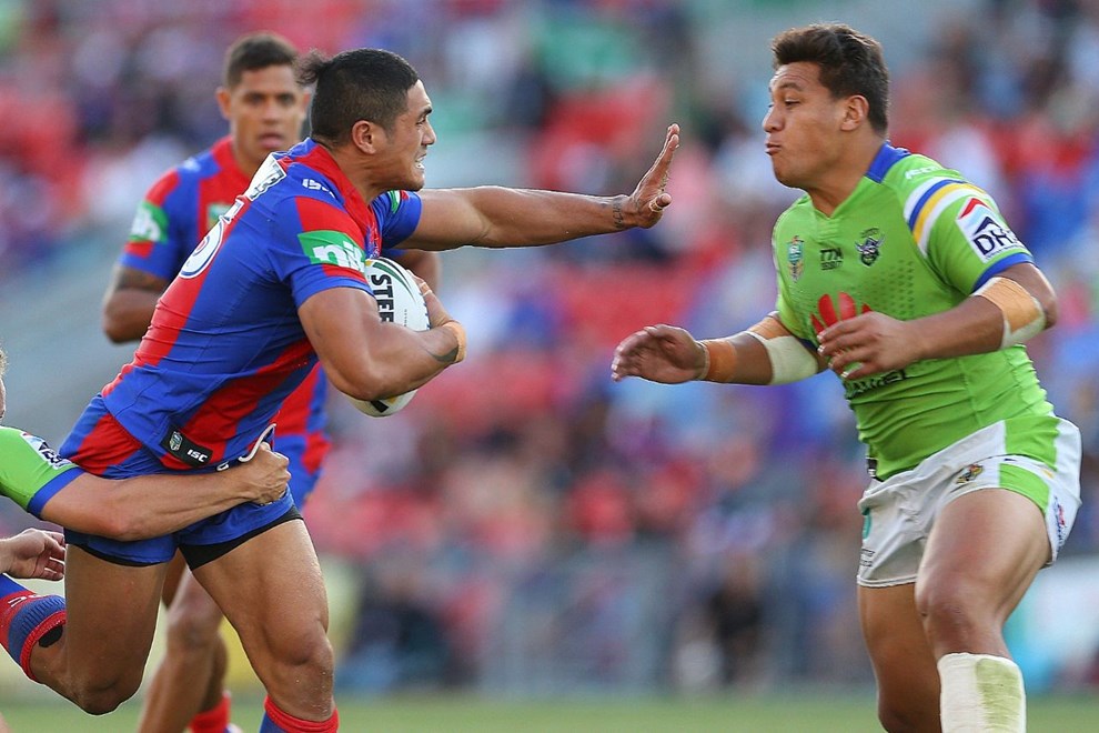 Competition - NRL Premiership Round - Round 03 Teams - Newcastle Knights V Canberra Raiders - 19th of March 2016 Venue - Hunter Stadium, Broadmeadow, Newcastle NSW Photographer - Paul Barkley