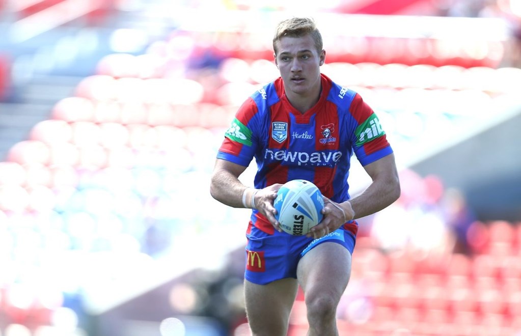 Competition - NSW CupRound - Round 03Teams - Newcastle Knights v MountiesDate - 19th of March 2016Venue - Hunter Stadium, Newcastle NSWPhotographer - Nathan Hopkins