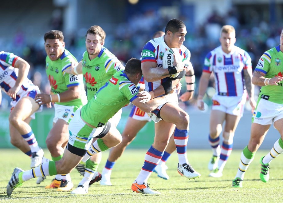 Competition - NRLRound - 17Teams â Raiders V KnightsDate â  3rd of July 2016Venue â GIO StadiumPhotographer â CoxDescription â 
