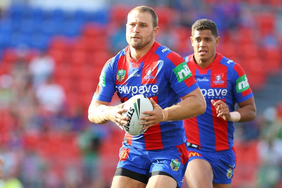 Robbie Rochow Competition - NRL Premiership Round - Round 03 Teams - Newcastle Knights V Canberra Raiders - 19th of March 2016 Venue - Hunter Stadium, Broadmeadow, Newcastle NSW Photographer - Paul Barkley