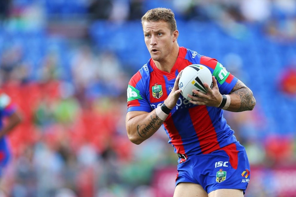 Korbin Sims Competition - NRL Premiership Round - Round 03 Teams - Newcastle Knights V Canberra Raiders - 19th of March 2016 Venue - Hunter Stadium, Broadmeadow, Newcastle NSW Photographer - Paul Barkley